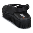 Art Brighton Black Wedge Sandals Women - 5