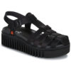 Art Brighton Black Wedge Sandals Women