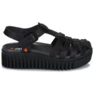 Art Brighton Black Wedge Sandals Women - 2