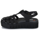 Art Brighton Black Wedge Sandals Women - 4
