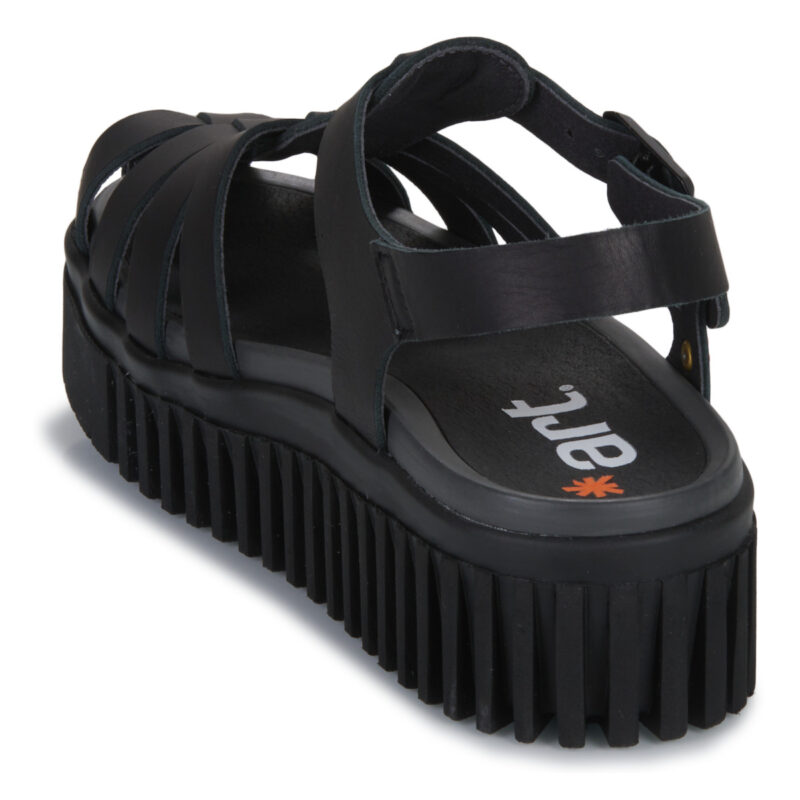 Art Brighton Black Wedge Sandals Women - 5
