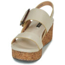 Neosens ARROBA Beige Sandali con zeppa Donna - 3
