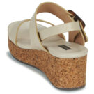 Neosens ARROBA Beige Sandali con zeppa Donna - 5
