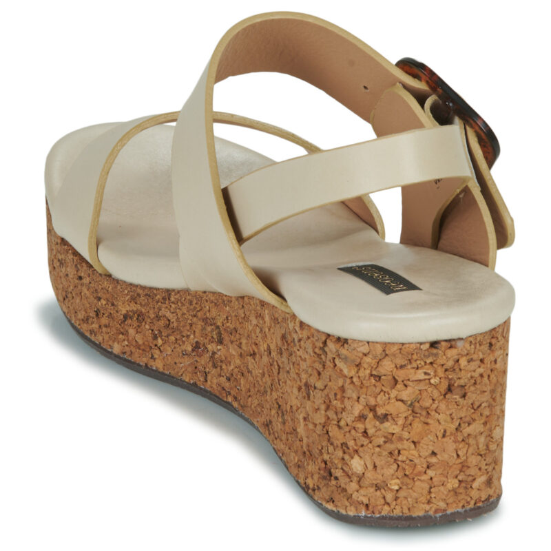 Neosens ARROBA Beige Sandali con zeppa Donna - 5