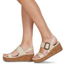 Neosens ARROBA Beige Sandali con zeppa Donna - 8