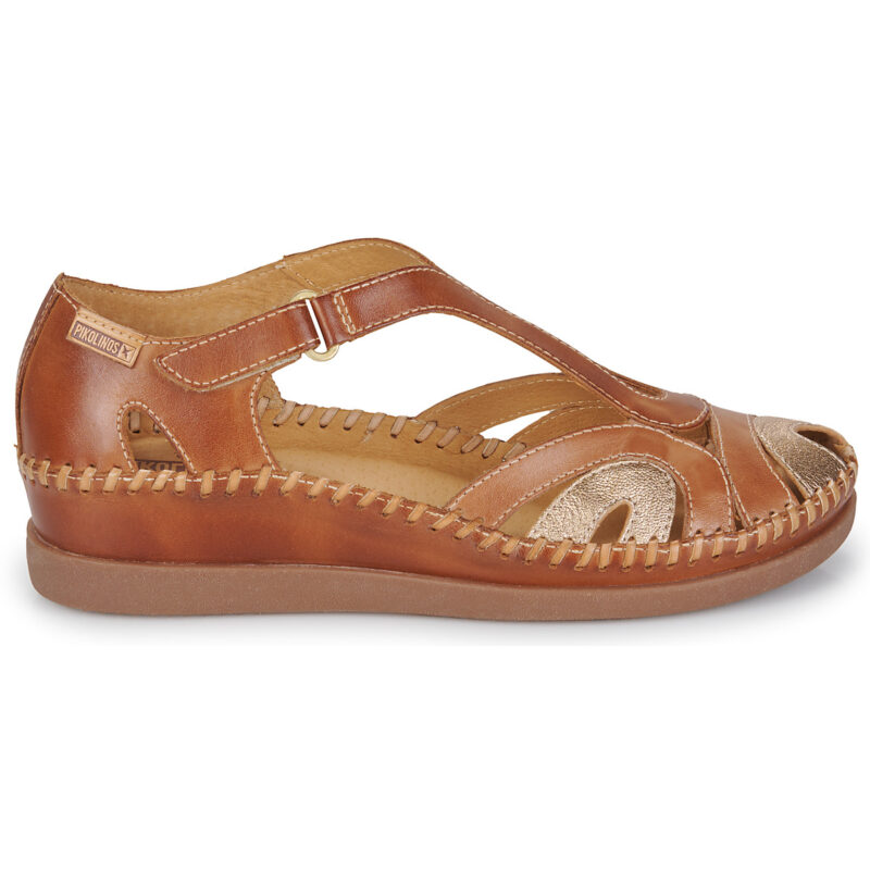 Sandalias planas marrones Pikolinos CADAQUES para mujer - 2