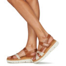Pikolinos PALMA Brown Flat Sandals Women - 8