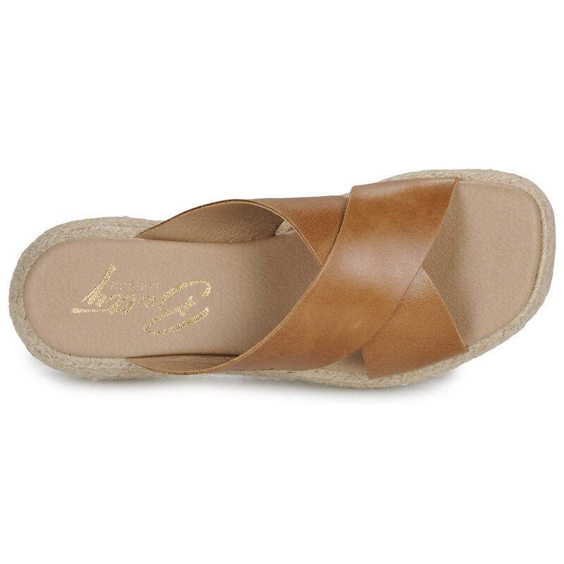 Betty London Sandalias de cu&ntilde;a marr&oacute;ns NADIA para mujer - 6