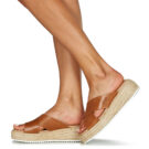Betty London Sandalias de cu&ntilde;a marr&oacute;ns NADIA para mujer - 8