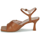 Betty London Sandalias de tac&oacute;n marr&oacute;ns ANAIS para mujer - Talla 4