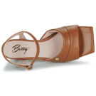 Betty London Sandalias de tac&oacute;n marr&oacute;ns ANAIS para mujer - Talla 6
