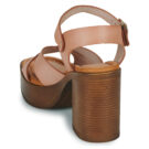 Betty London Sandalias de tac&oacute;n beige TANIA para mujer - 5
