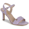 Betty London ALICE Sandalias de tac&oacute;n moradas para mujer