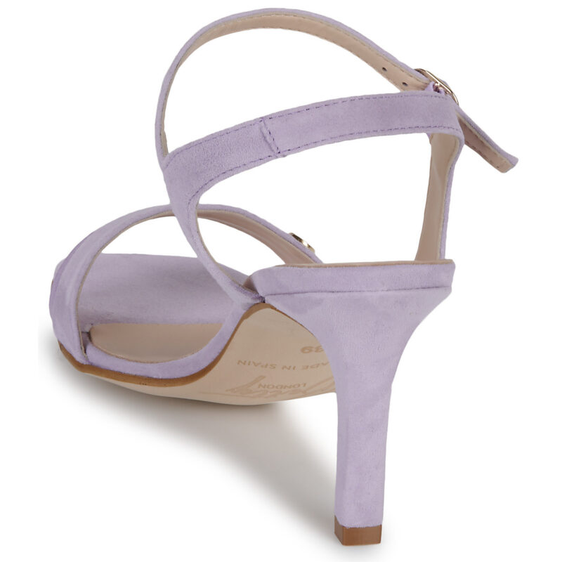Betty London Sandalias de tac&oacute;n moradas ALICE para mujer - Talla 5