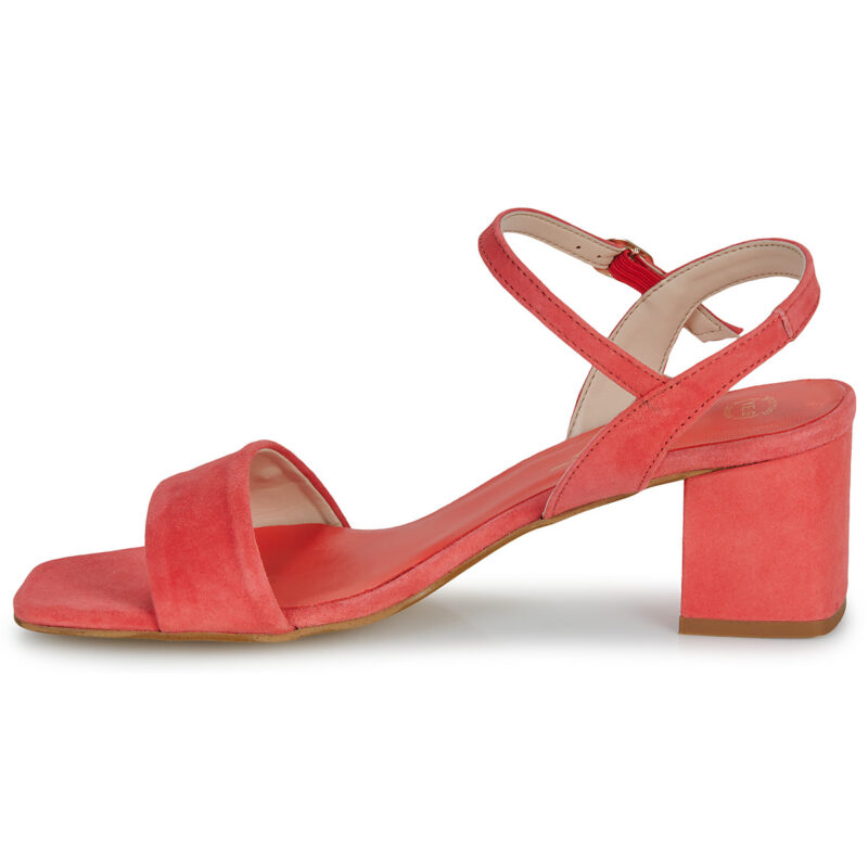 Betty London Sandalias de tac&oacute;n rojas JULIETTE para mujer - Talla 4