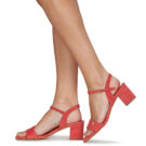 Betty London Sandalias de tac&oacute;n rojas JULIETTE para mujer - Talla 8