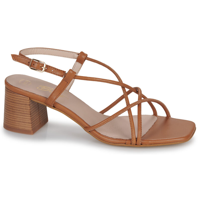 Betty London Sandalias de tac&oacute;n para mujer LISA Brown - 2