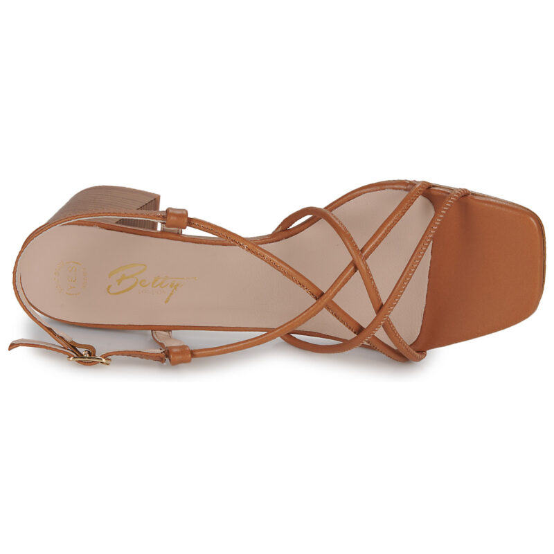 Betty London Sandalias de tac&oacute;n para mujer LISA Brown - 6