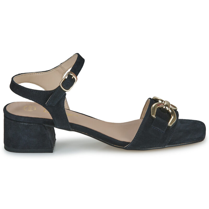 Betty London Sandalias de tac&oacute;n para mujer SONYA Marine - Talla 2