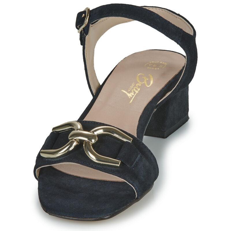 Betty London Sandalias de tac&oacute;n para mujer SONYA Marine - Talla 3