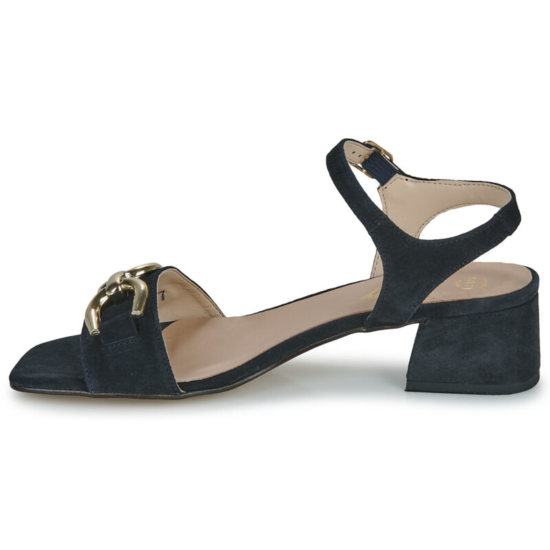 Betty London Sandalias de tac&oacute;n para mujer SONYA Marine - Talla 4