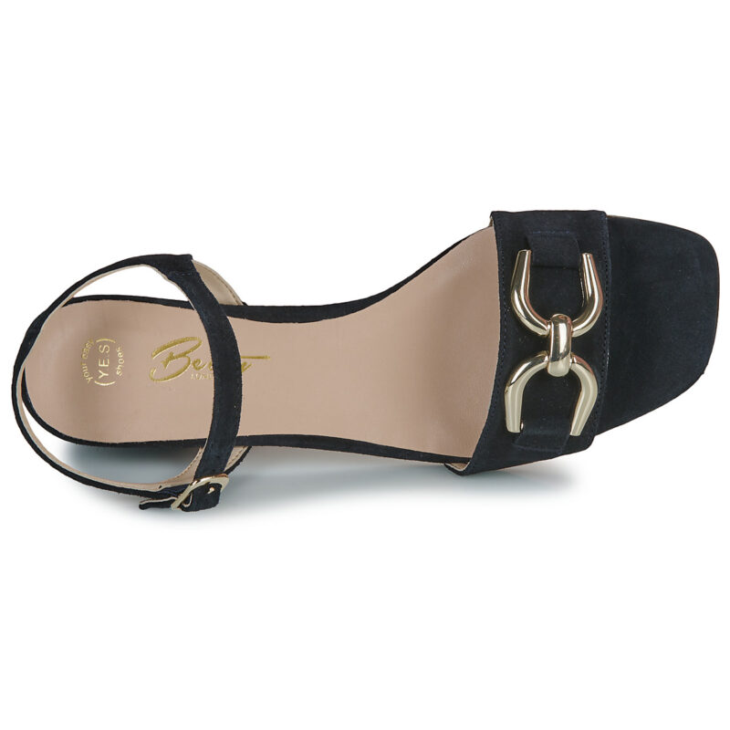 Betty London Sandalias de tac&oacute;n para mujer SONYA Marine - Talla 6