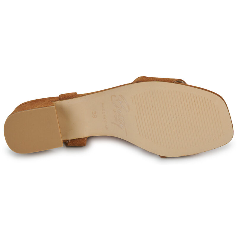 Betty London Sandalias de tac&oacute;n SONYA marr&oacute;ns para mujer - Talla 7