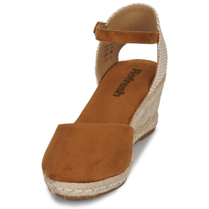 Refresh 170770 Marrone Sandali con zeppa Donna - 3