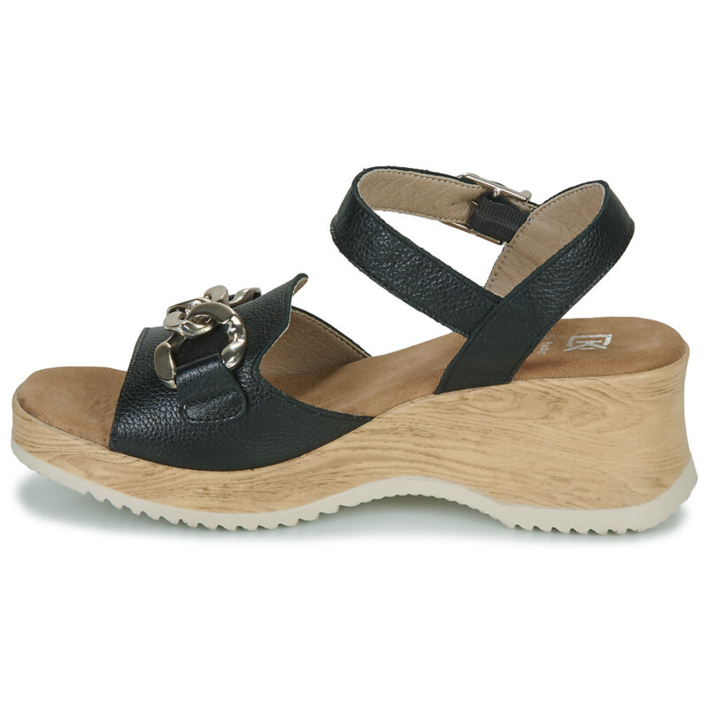 Dorking UBARI Nero Sandali con zeppa Donna - 4