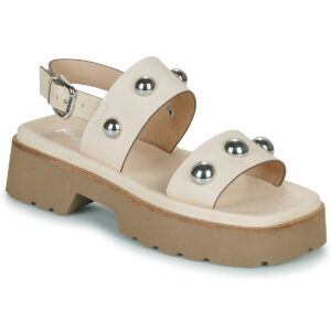 Fru.it Sandalias de cu&ntilde;a beige para mujer 7935-087-GOMMA-TEXARO-YARROW