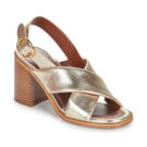 See by Chloé LYNA Oro Sandali con tacco Donna - 1