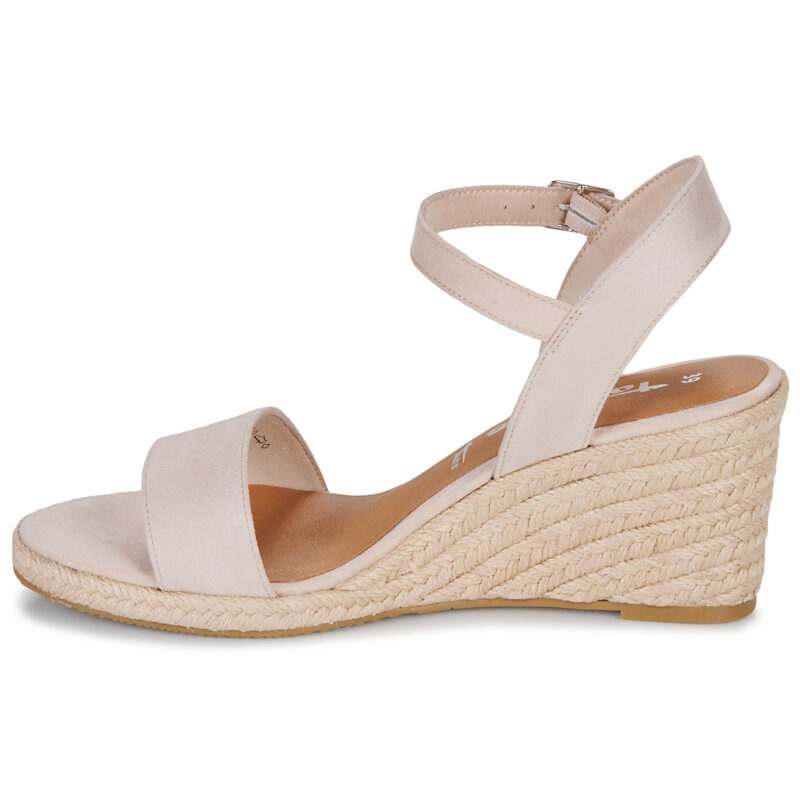 Tamaris 28300-251 Beige Women's Wedge Sandals - 4