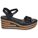 Tamaris 28310-001 Black Women's Wedge Sandals - 2
