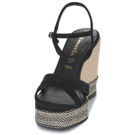 Tamaris 28363-001 Black Women's Wedge Sandals - 3