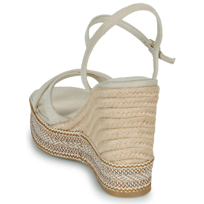 Tamaris 28363-418 Beige Women's Wedge Sandals - 5