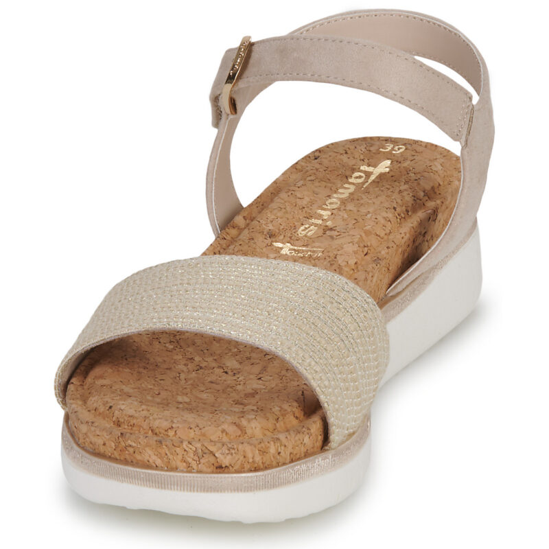 Tamaris 28718-402 Beige Sandali con zeppa Donna - 3