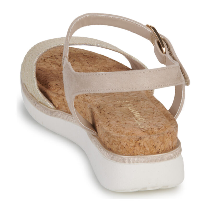Tamaris 28718-402 Beige Sandali con zeppa Donna - 5