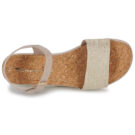 Tamaris 28718-402 Beige Sandali con zeppa Donna - 6