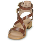 Sandales &agrave; talons marron Les Tropeziennes par M.Belarbi HOCEAN pour femmes - 3