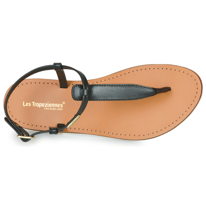 Les Tropeziennes par M.Belarbi HARVIL Schwarze flache Sandalen Damen - 6