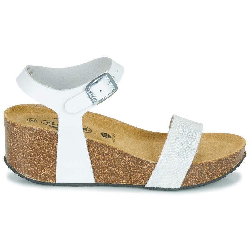 Plakton SO KISS Bianco Sandali con zeppa Donna - 2