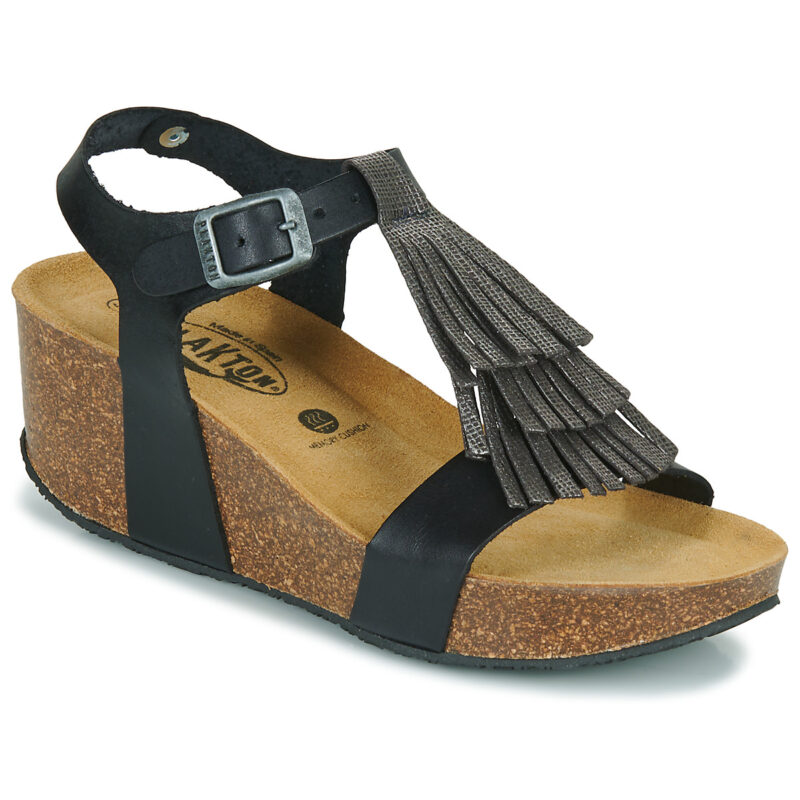 Plakton SO TONKA Nero Sandali con zeppa Donna - 1