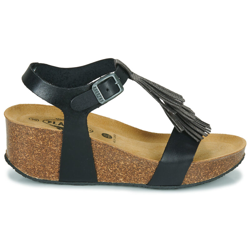 Plakton SO TONKA Nero Sandali con zeppa Donna - 2