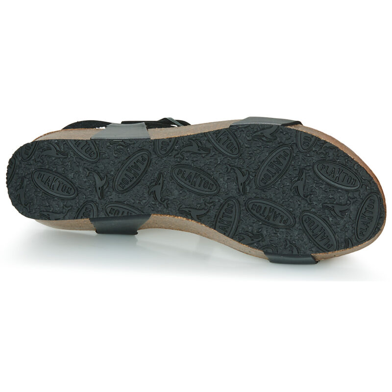 Plakton SO TONKA Nero Sandali con zeppa Donna - 7
