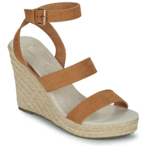 Only ONLAMELIA-16 WEDGE SANDAL Marrone Sandali con zeppa Donna