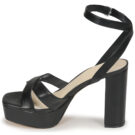Only ONLAUTUM-3 PU HEELED SANDAL Black Heeled Sandals Women - 4