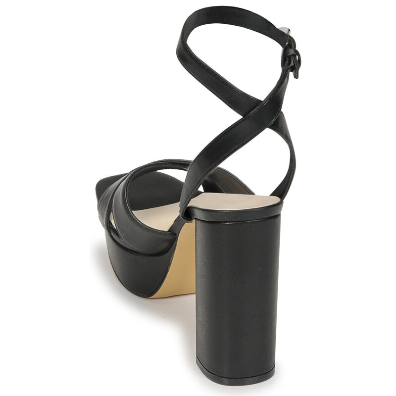 Only ONLAUTUM-3 PU HEELED SANDAL Black Heeled Sandals Women - 5