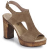 Myma POULISSA Beige Sandali con tacco Donna