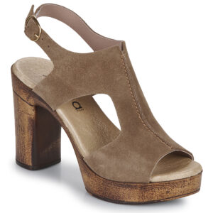 Myma POULISSA Beige Sandali con tacco Donna