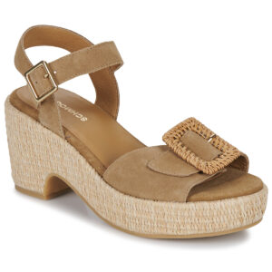 Schmoove TIHANA BUCKLE Beige Sandali con zeppa Donna